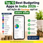best budgeting apps in india 2026 खर्च कंट्रोल savings app infographic