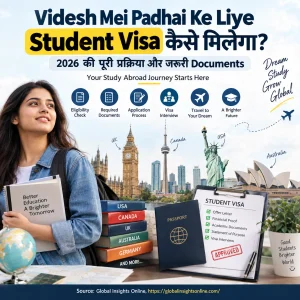 विदेश में पढ़ाई के लिए Student Visa कैसे बनवाएं