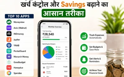 best budgeting apps in india 2026 खर्च कंट्रोल savings app infographic