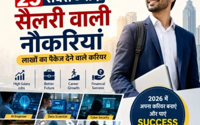 2026 की 25 सबसे ज्यादा सैलरी वाली नौकरियां, AI Engineer Salary, Data Scientist Career, Pilot Salary और Software Engineer Salary से जुड़े हाई सैलरी करियर